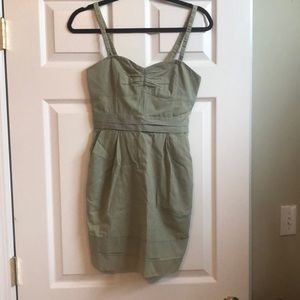 Green summer dress by Aritzia